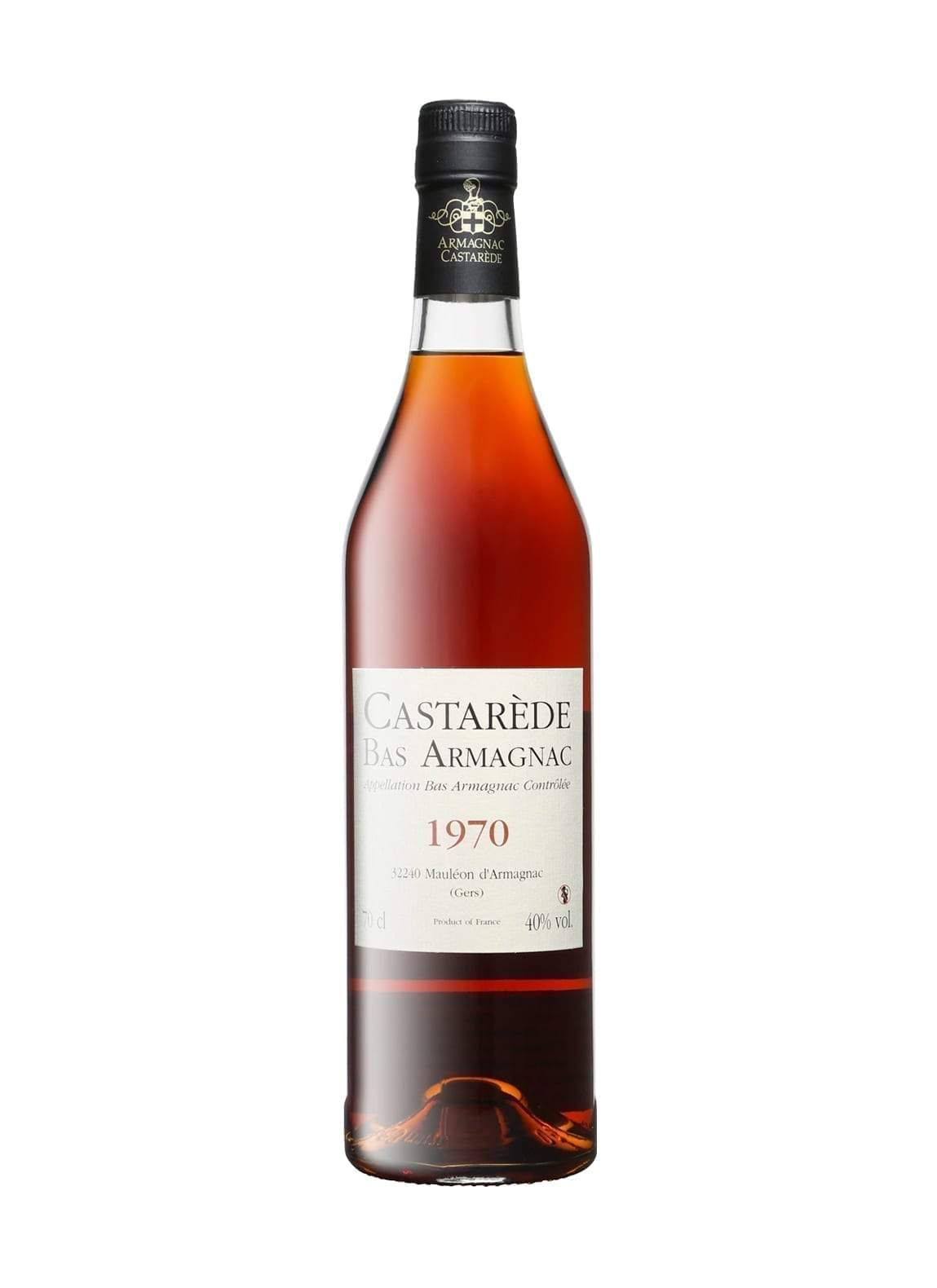 Castarede 1970 Bas Armagnac 40% 700ml | Brandy | Shop online at Spirits of France