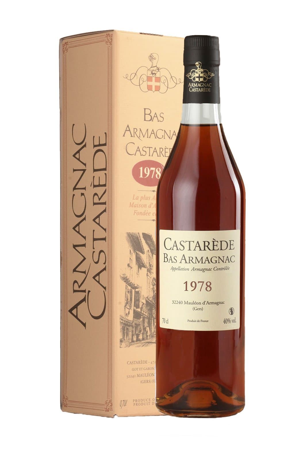 Castarede 1978 Bas Armagnac 40% 700ml | Brandy | Shop online at Spirits of France