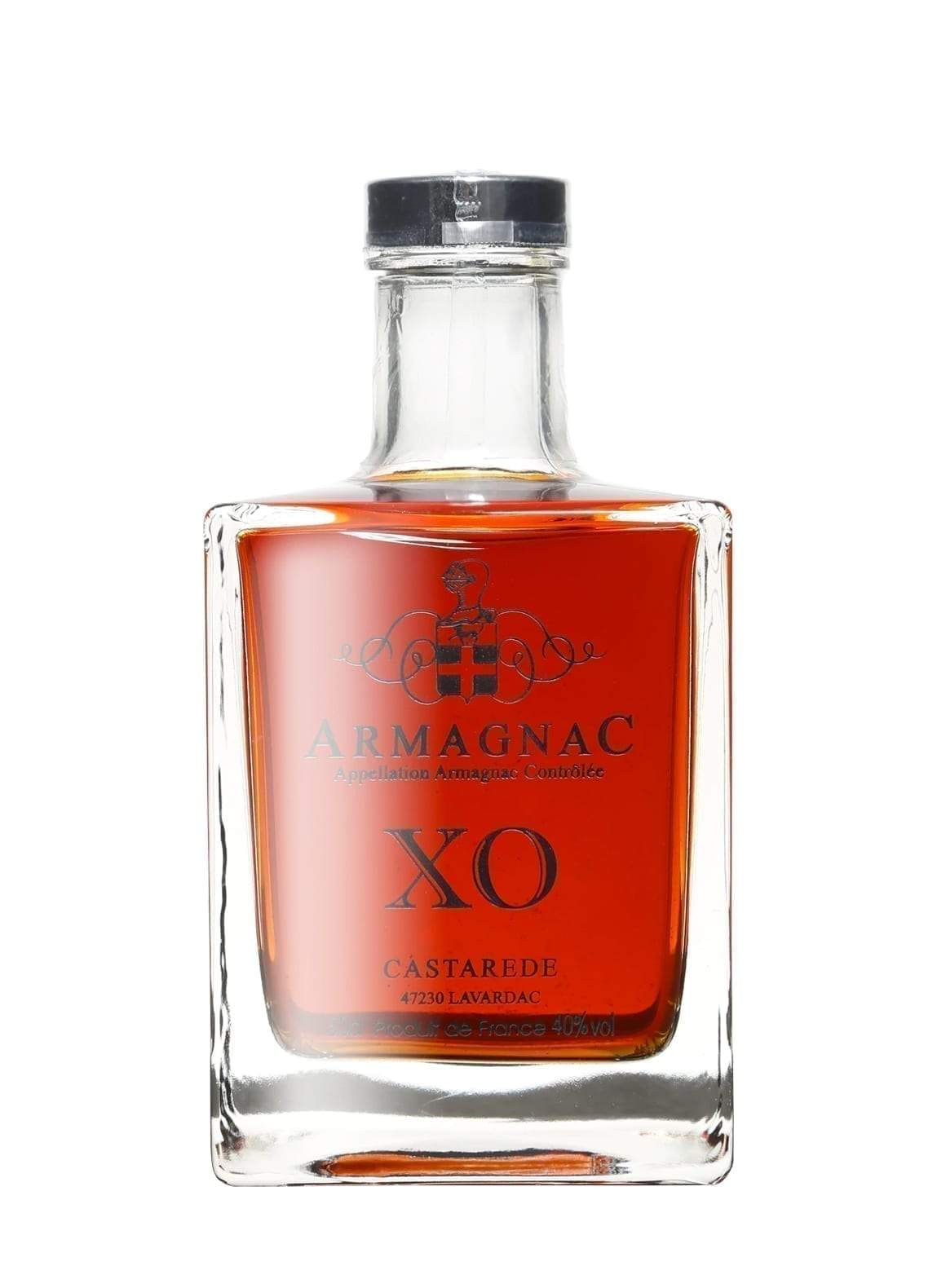 Castarede Armagnac XO 20 years Carafe 40% 500ml | Brandy | Shop online at Spirits of France