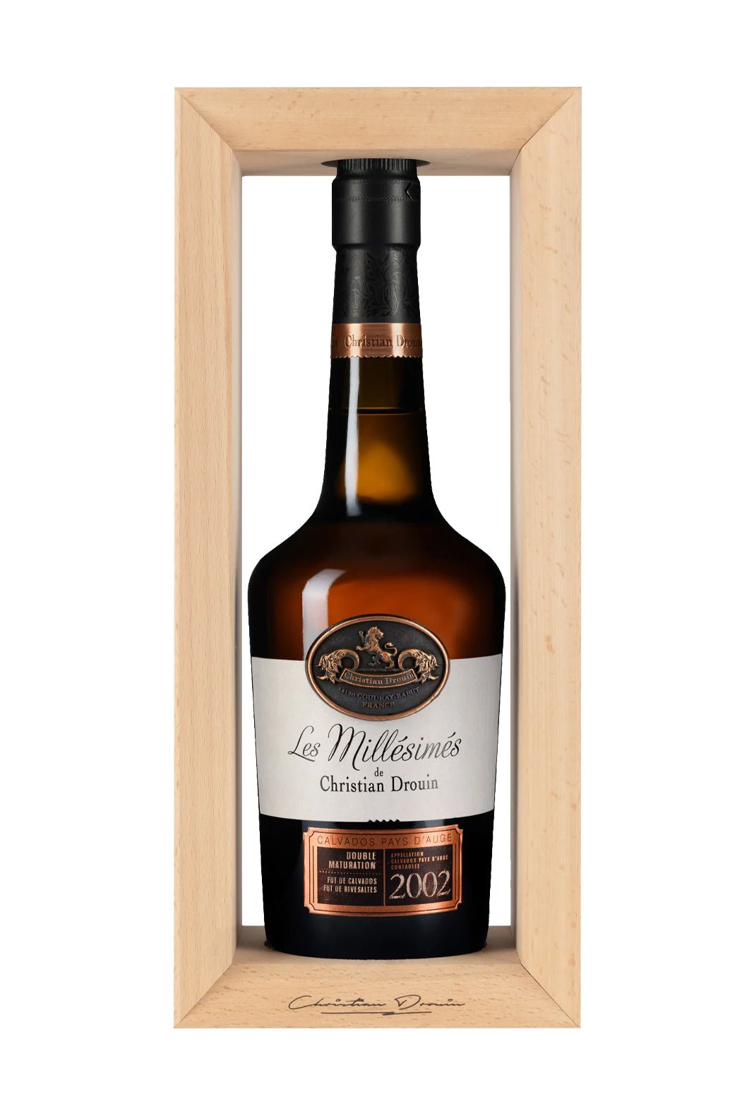 Christain Drouin Calvados 2002 Pays d'Auge Vintage 42% 700ml | Brandy | Shop online at Spirits of France