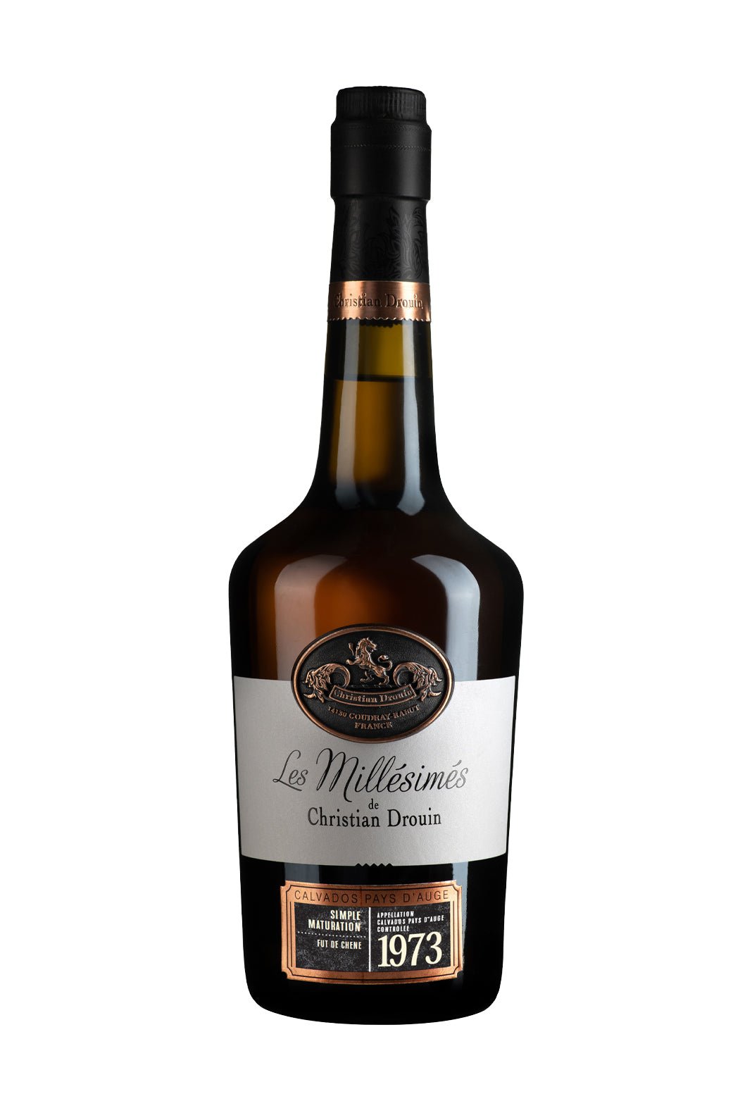 Christian Drouin Calvados 1973 Pays D'Auge 42% 700ml | Calvados | Shop online at Spirits of France