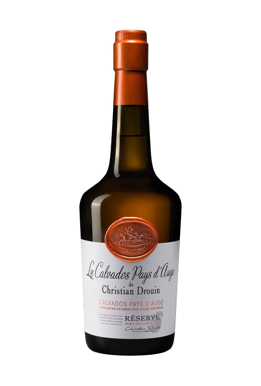 Christian Drouin Reserve Calvados 40% 700ml | Brandy | Shop online at Spirits of France