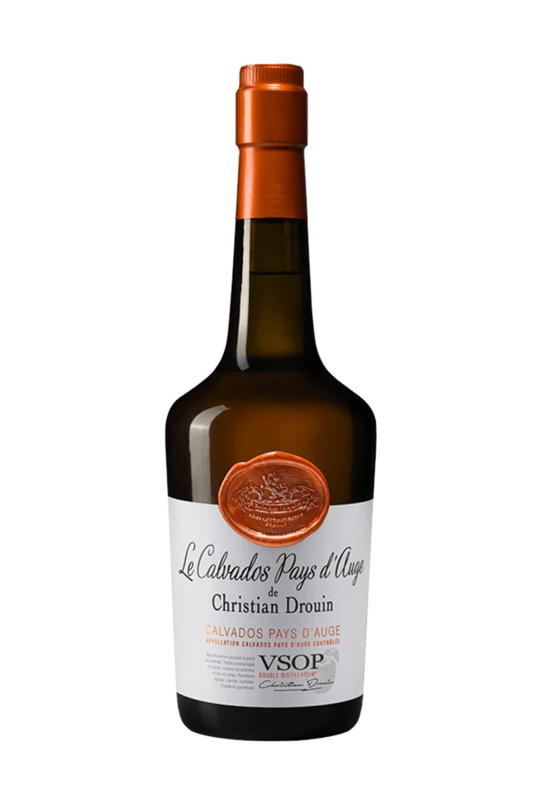 Christian Drouin VSOP Pale & Dry Calvados Pays dÕAuge 40% 700ml | Brandy | Shop online at Spirits of France