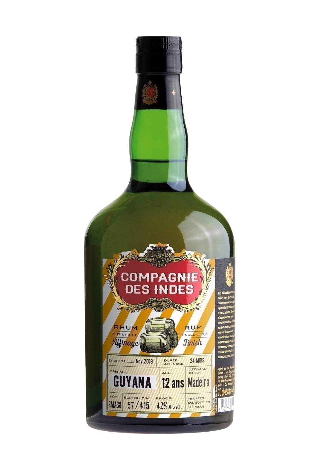 Compagnie des Indes Rum Guyana 12 years 42% 700ml | Rum | Shop online at Spirits of France