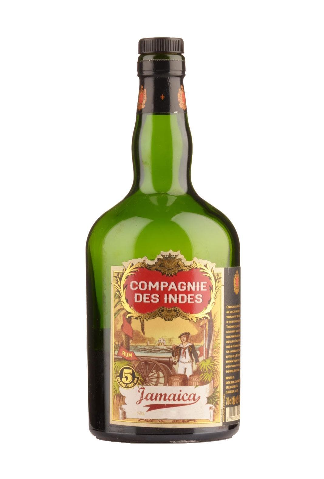 Compagnie des Indes Rum Jamaica 5 years 43% 700ml | Rum | Shop online at Spirits of France