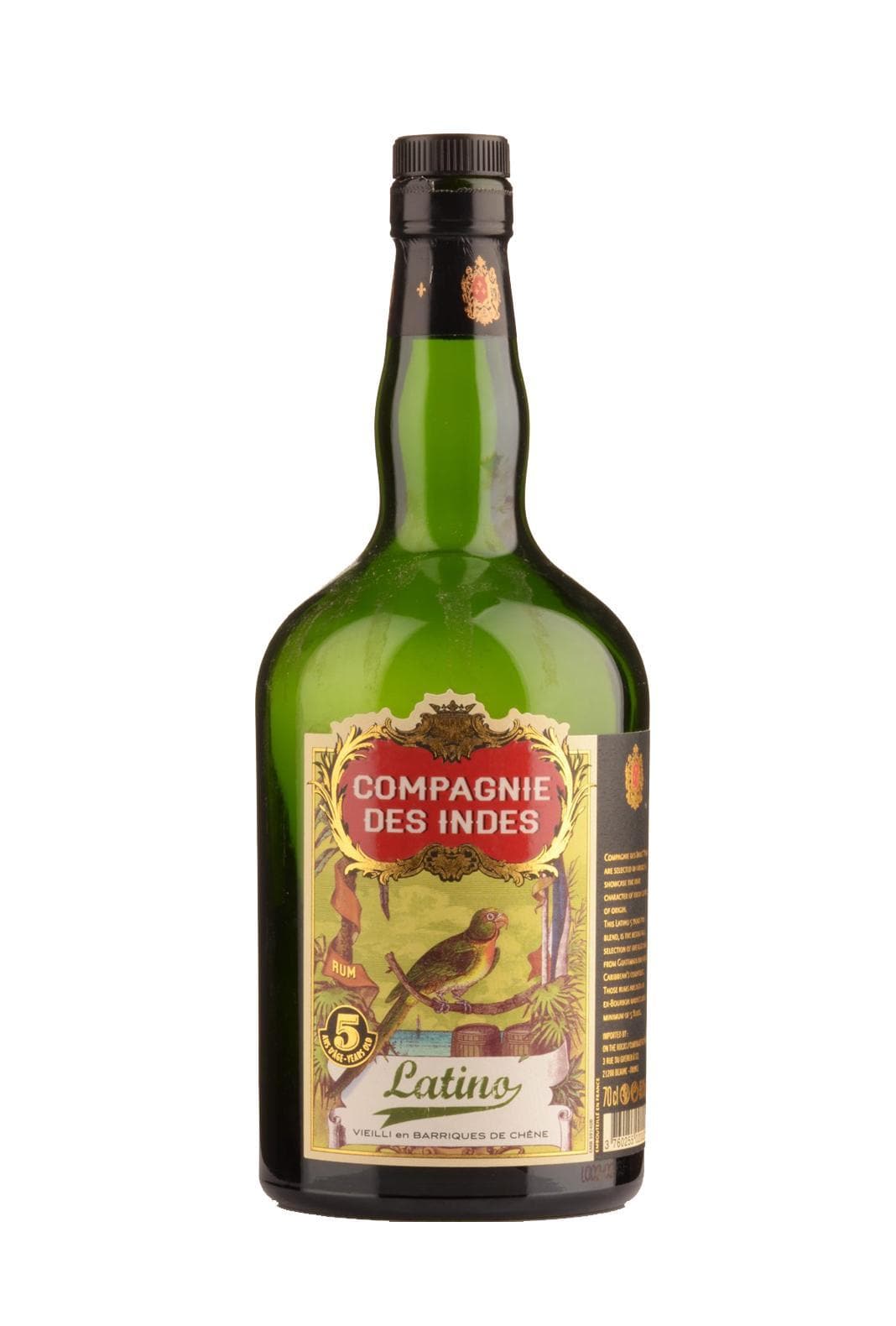 Compagnie des Indes Rum Latino 5 years 40% 700ml | Rum | Shop online at Spirits of France