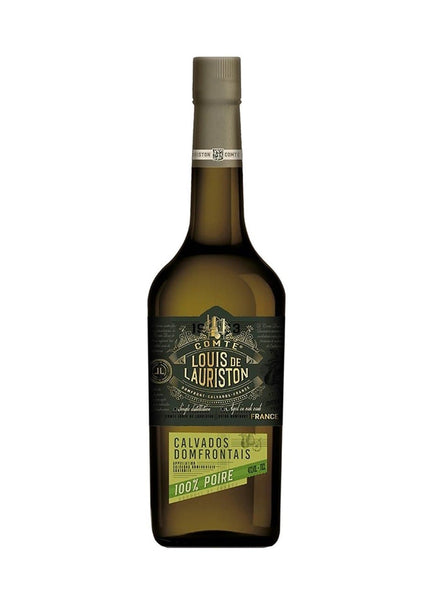 Comte Louis de Lauriston Calvados 5 year 100% Pear Domfrontais 40% 700ml |  Spirits of France