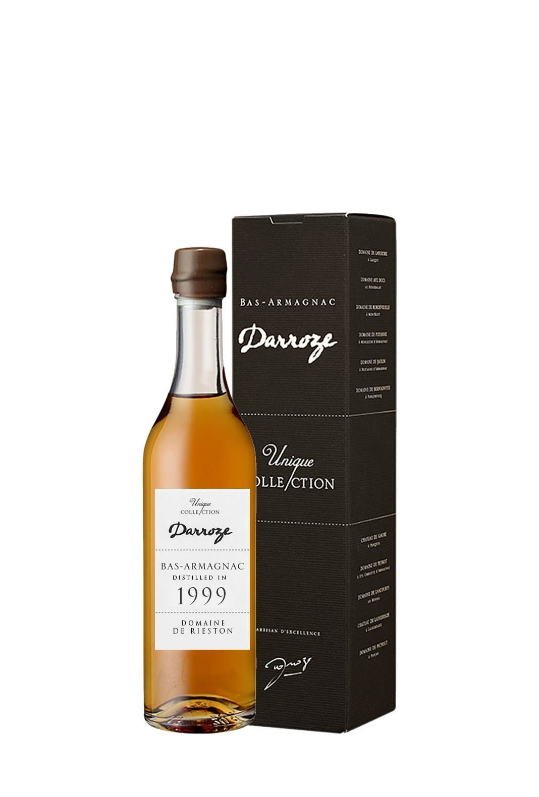 Darroze 1999 Rieston Bas Armagnac 50% 200ml | Brandy | Shop online at Spirits of France