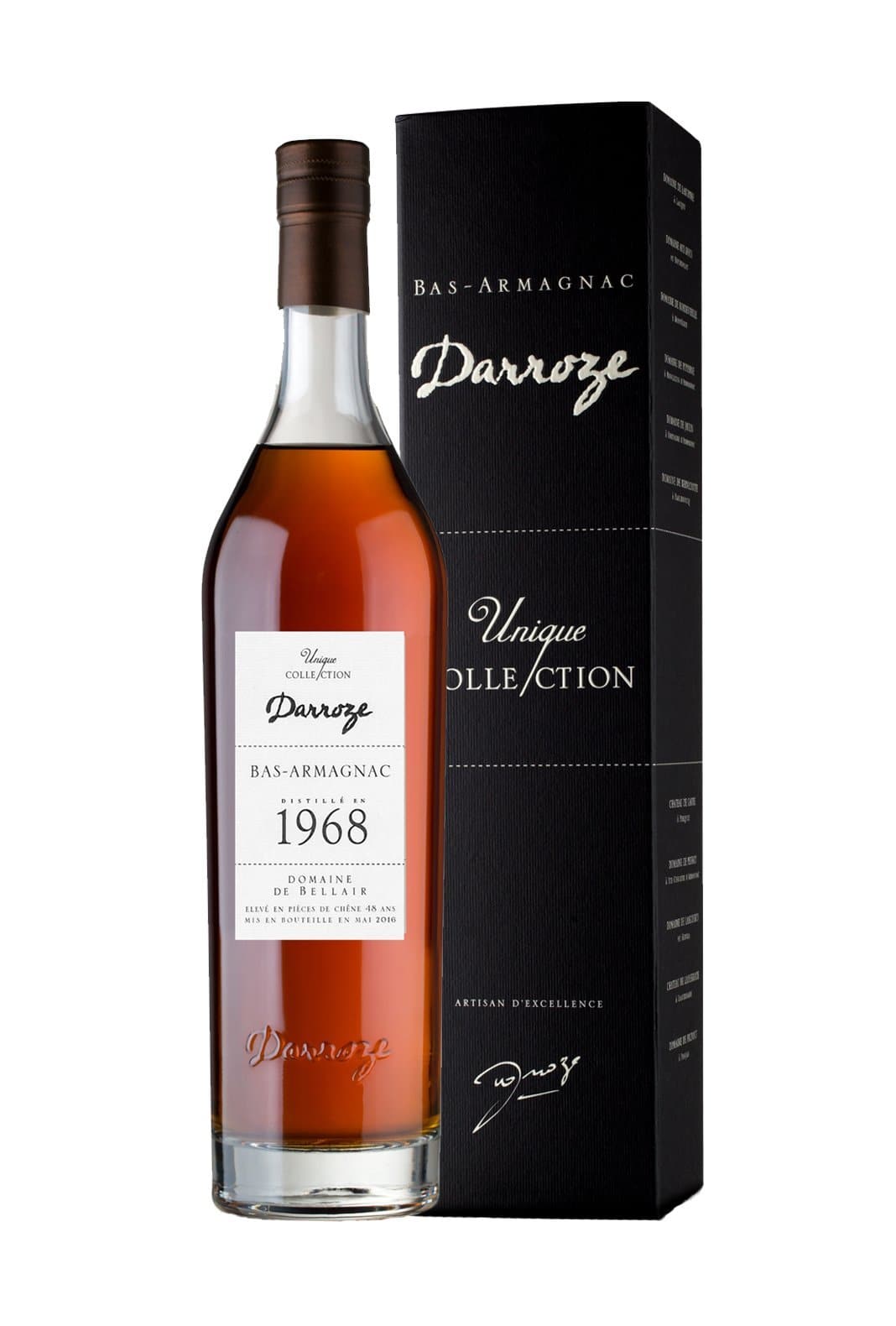 Darroze Bas Armagnac Domaine de Bellair a Cravanceres 1968 43% 700ml | Brandy | Shop online at Spirits of France