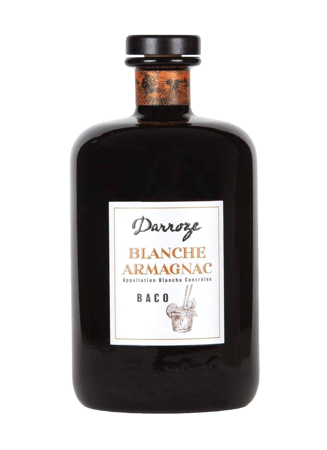 Darroze Grand-Bas Armagnac Blanche Baco 49% 700ml | Brandy | Shop online at Spirits of France