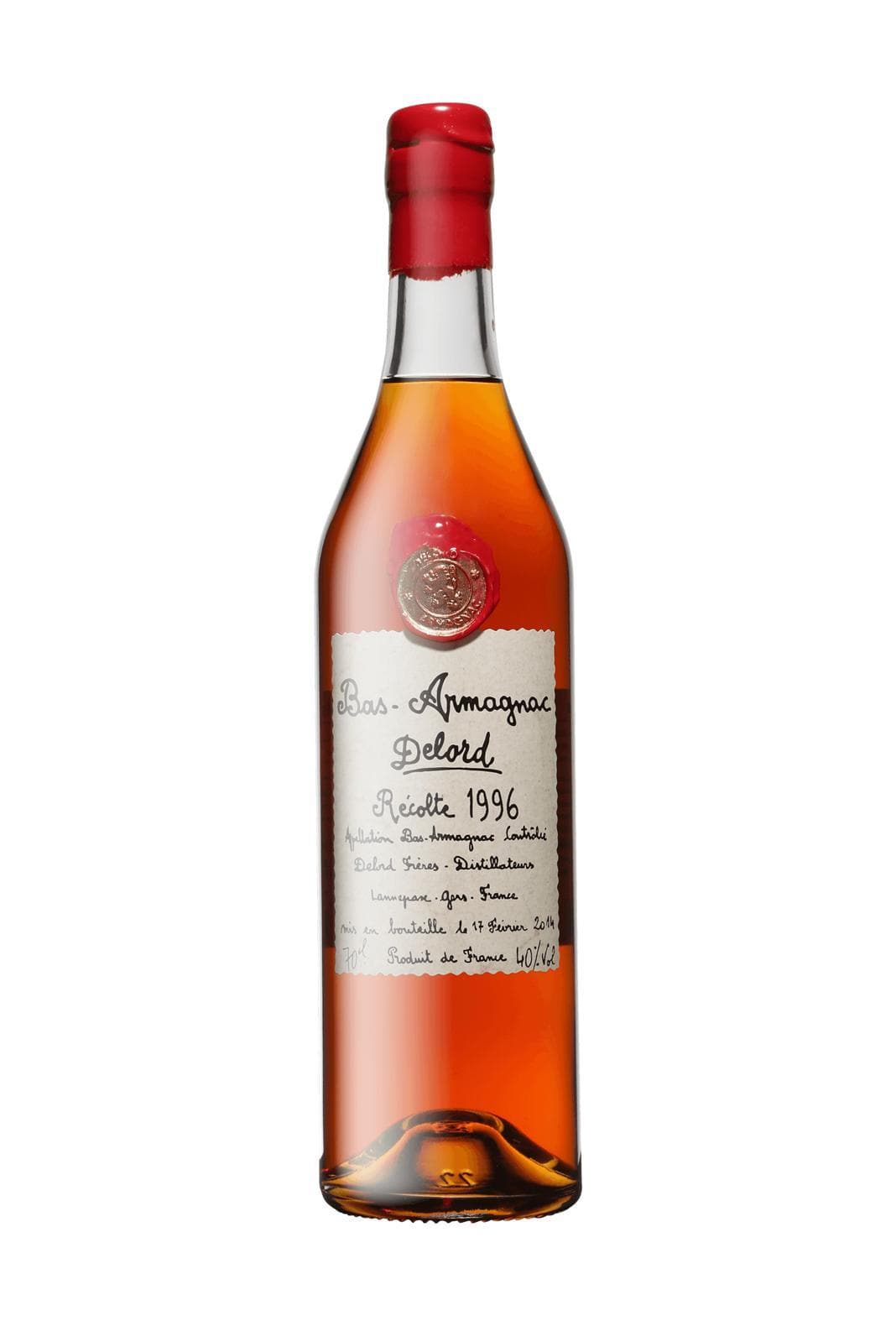 Delord 1996 Bas Armagnac 40% 700ml | Brandy | Shop online at Spirits of France