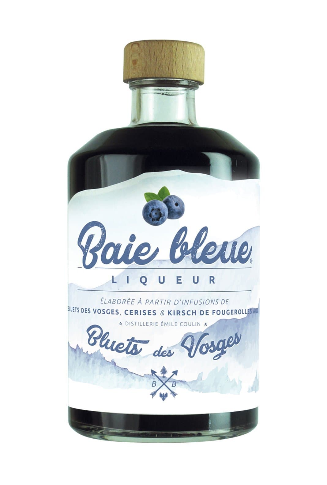 Distillerie Emile Coulin Baie Bleue 16% 500ml | Liqueurs | Shop online at Spirits of France