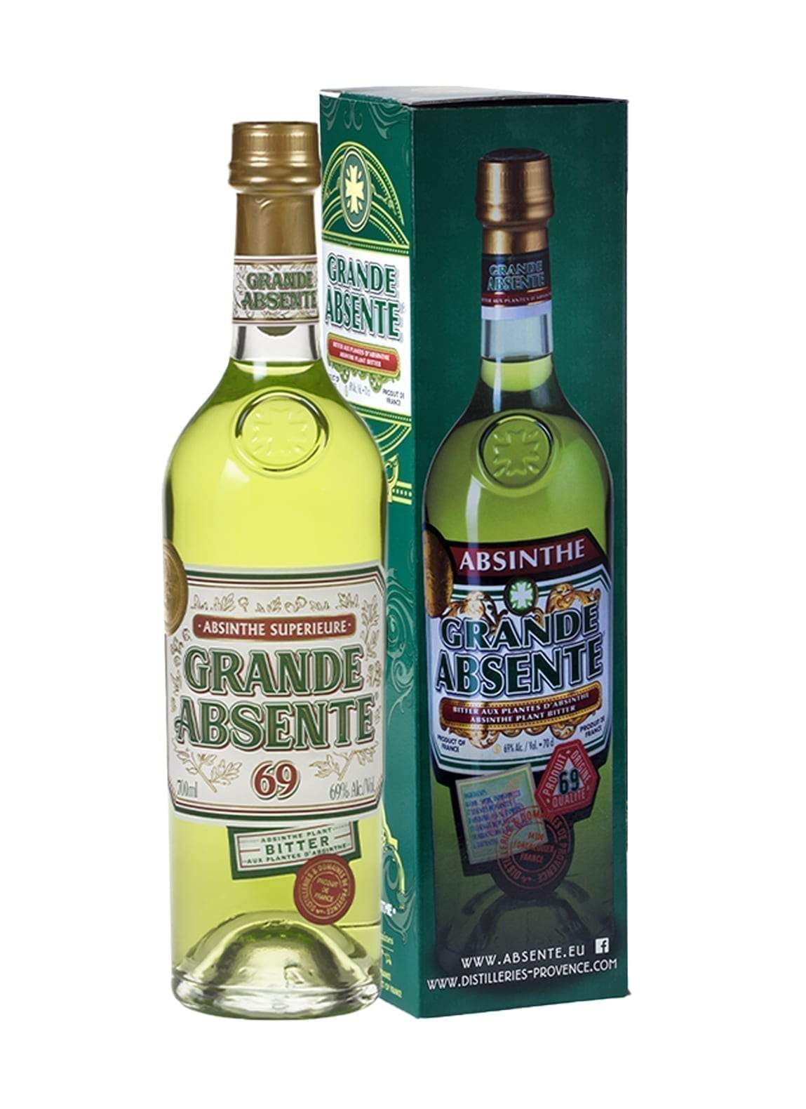 Distillerie et Domaines de Provence La Grande Absente 69% 700ml | Liqueurs | Shop online at Spirits of France