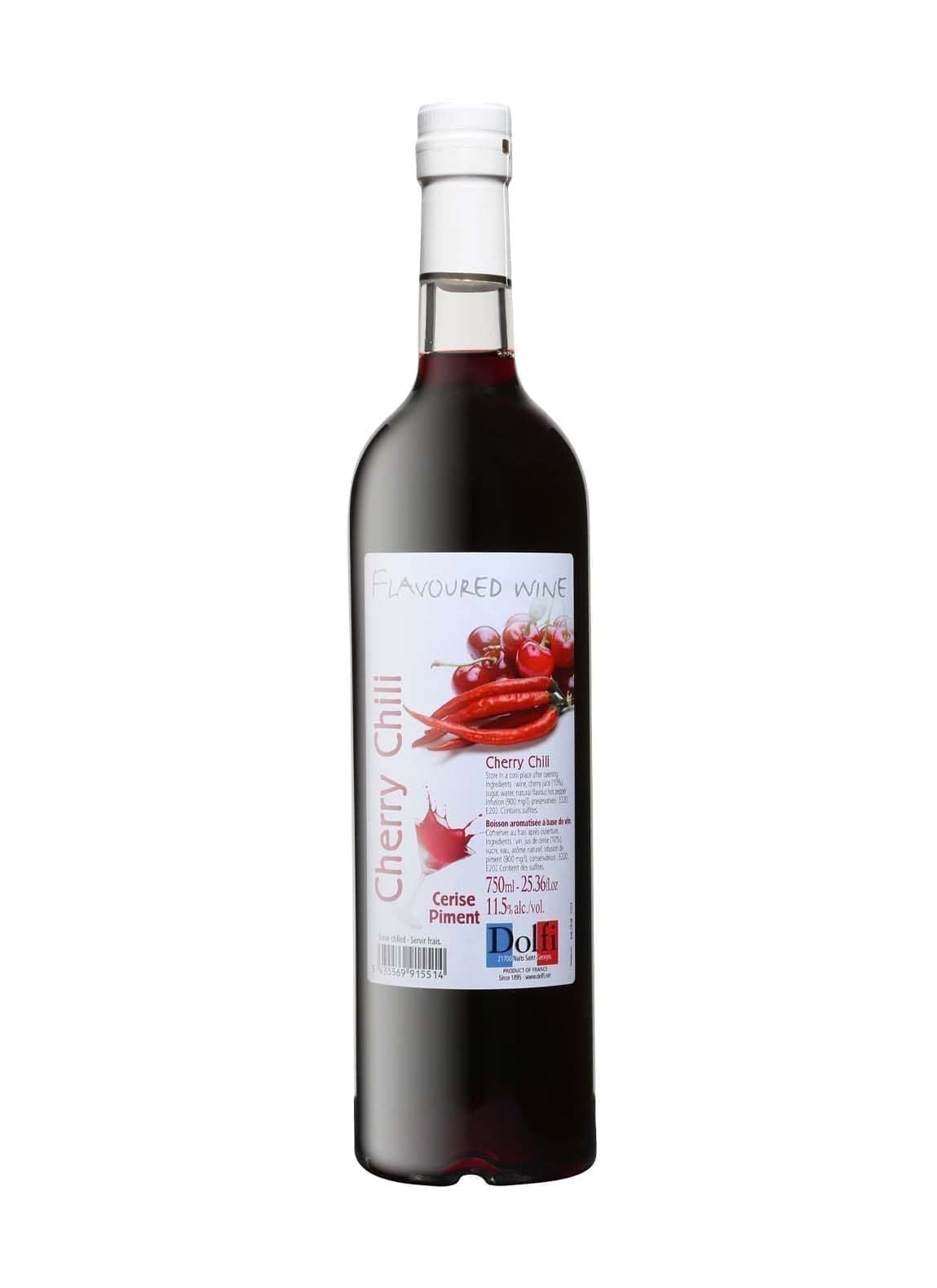 Dolfi Wine Cherry-Chilli Flavour 11.5% 750ml | Wine | Shop online at Spirits of France