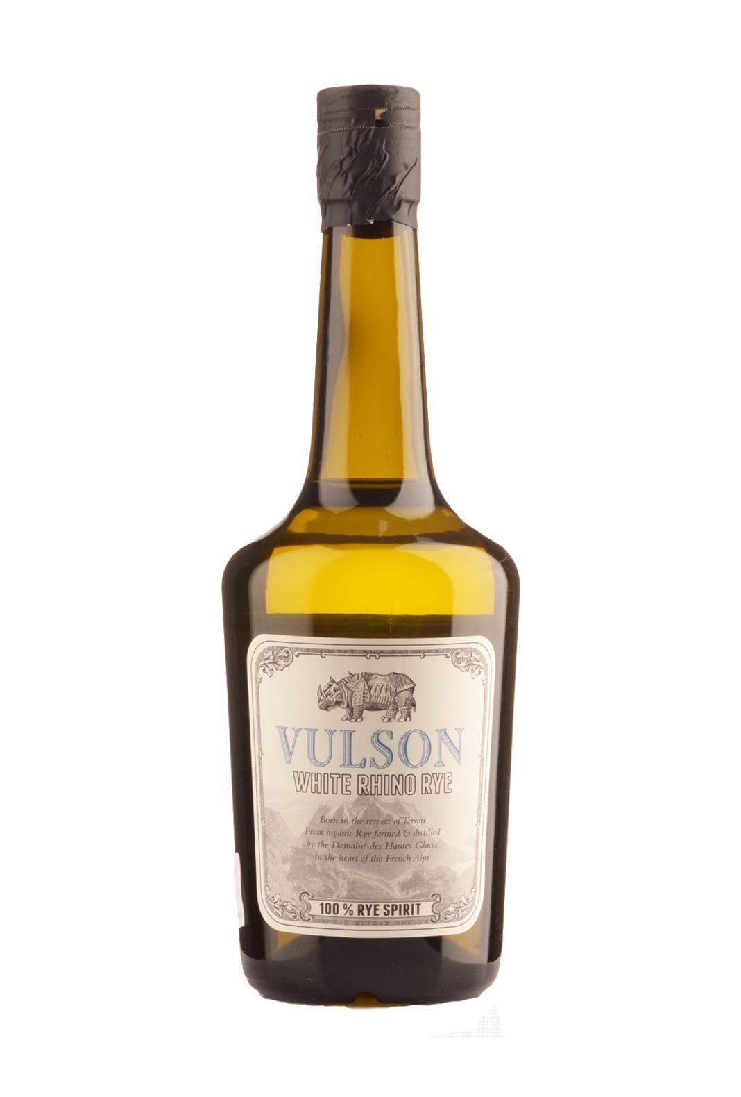 Domaine Des Hautes Glaces Rye Whisky Vulson 'White Rhino' 41% 700ml | Whiskey | Shop online at Spirits of France
