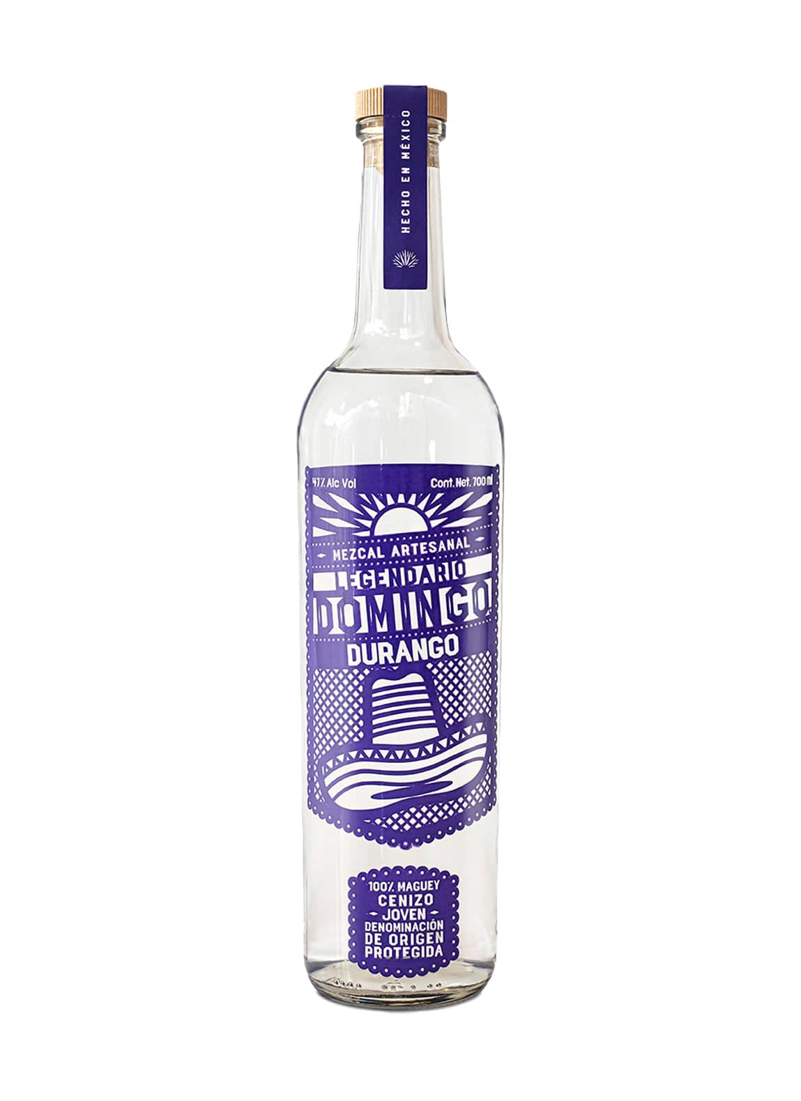 Domingo Mezcal Durango Cenizo 47% 700ml | Liquor & Spirits | Shop online at Spirits of France