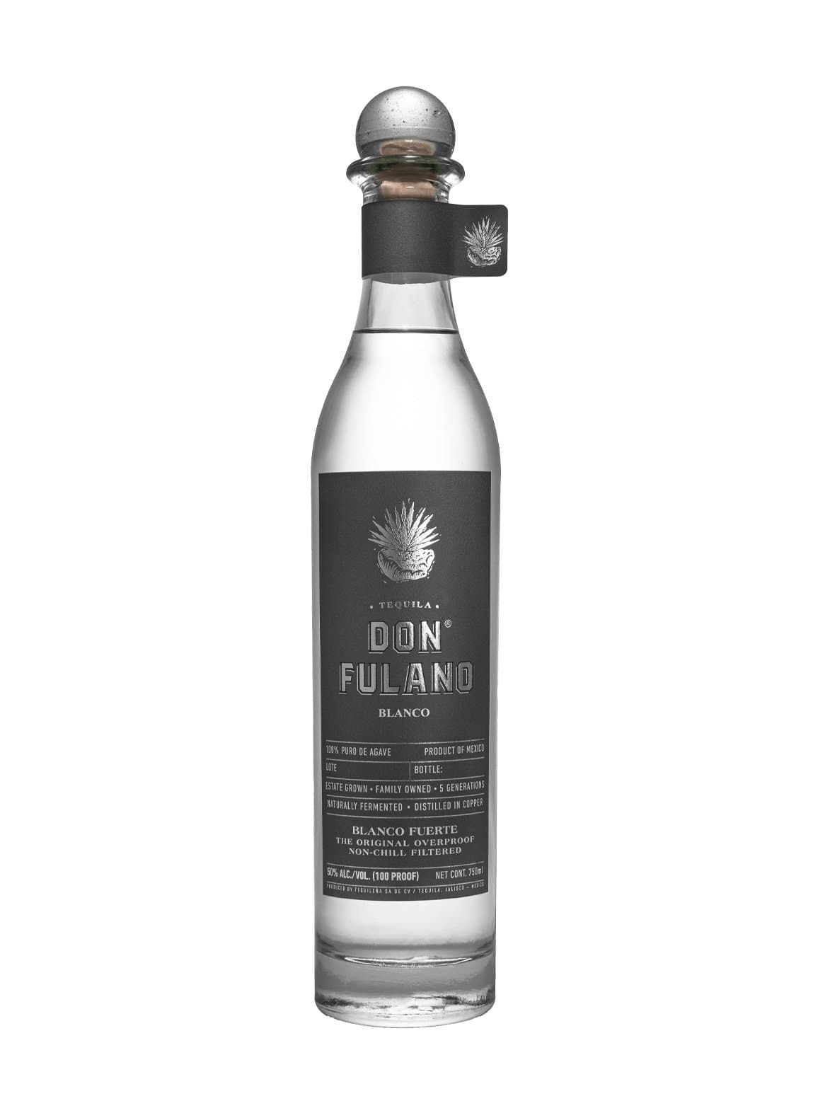 Don Fulano Fuerte 100 Proof Blanco Tequila 50% 700ml | Tequila | Shop online at Spirits of France