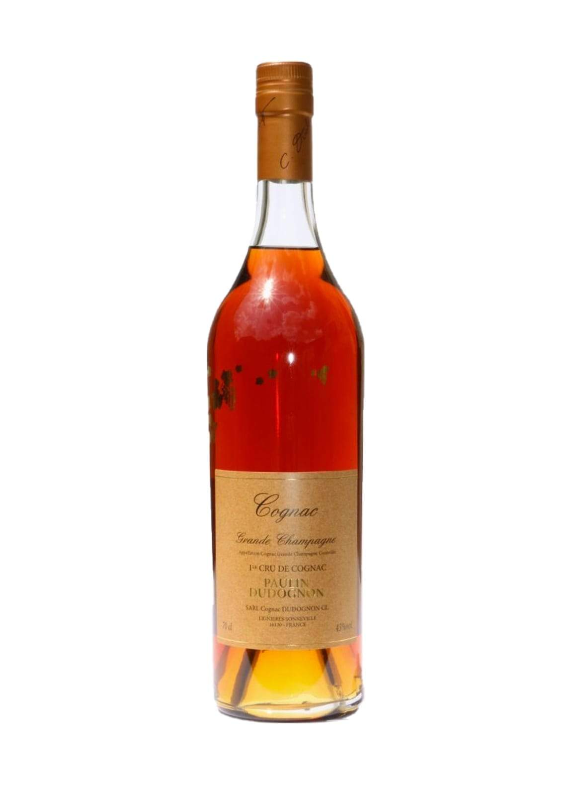 Dudognon Grand Champagne Cognac 60 years Paulin 43% 700ml | Brandy | Shop online at Spirits of France