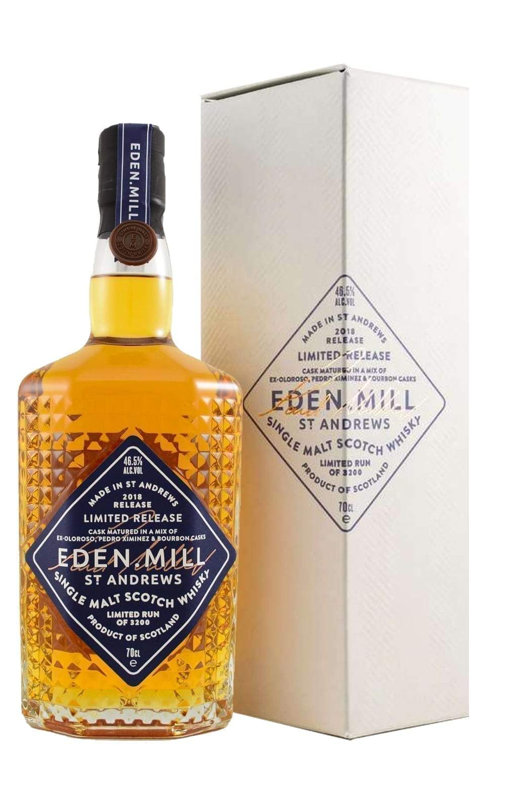 Eden Mill Single Malt Whisky 2018 46.5% 700ml | Whiskey | Shop online at Spirits of France