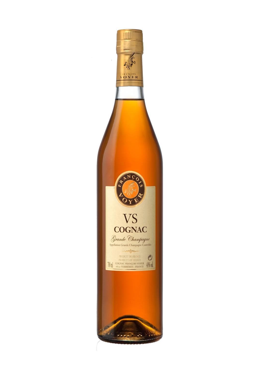 Francois Voyer Cognac VS 40% 700ml | Brandy | Shop online at Spirits of France