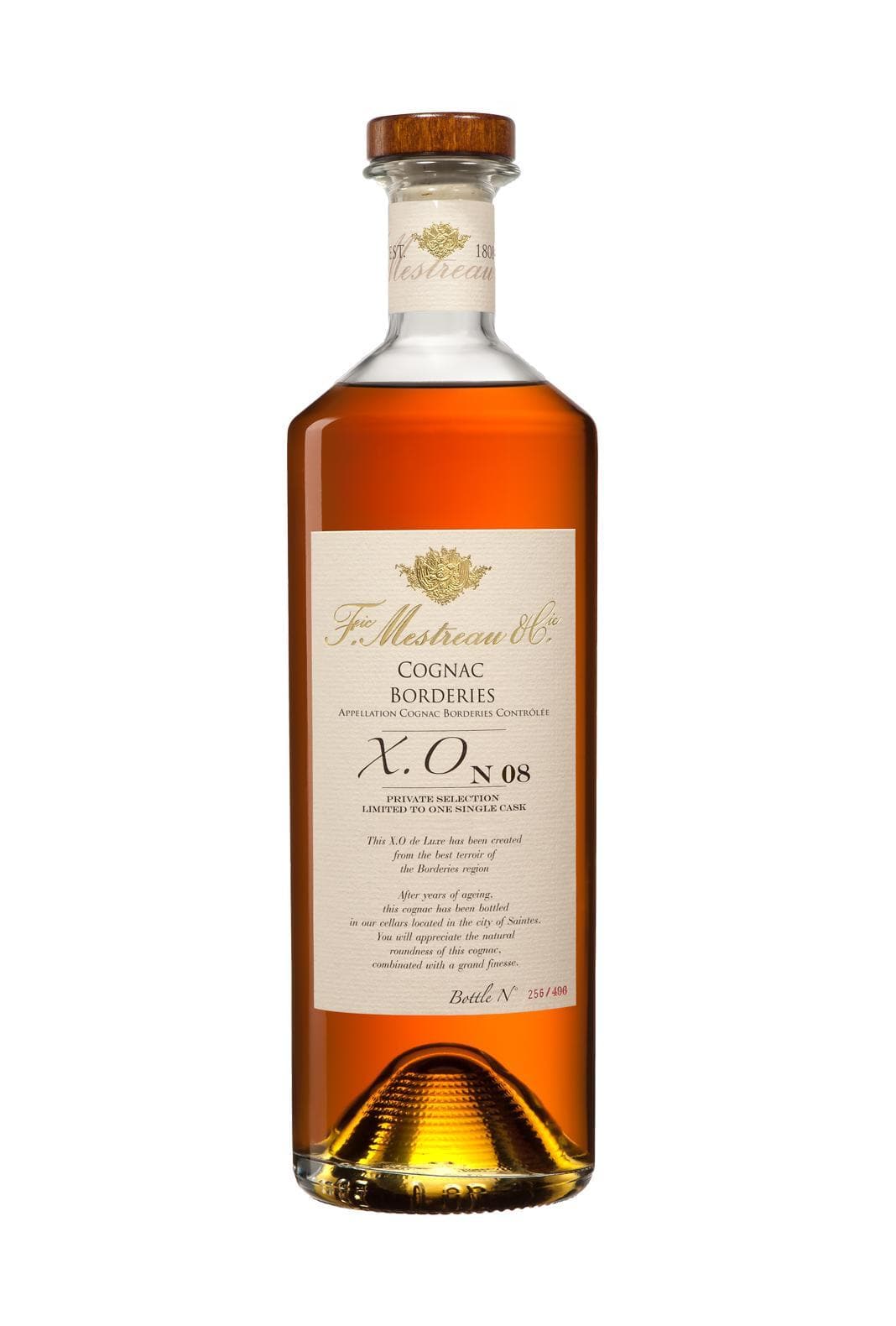 Frederic Mestreau Cognac XO No. 08 Borderies (Grosperrin Selection) 8-25 years 40% 700ml | Brandy | Shop online at Spirits of France
