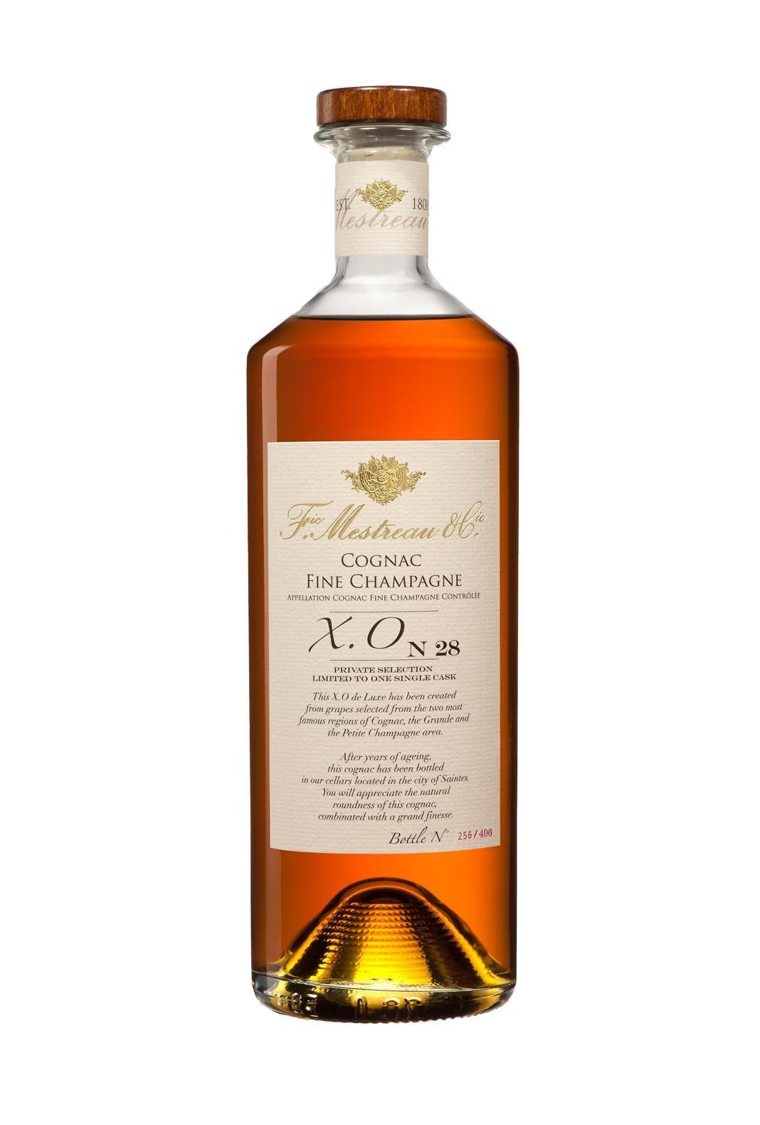 Frederic Mestreau Cognac XO No 28 Fine Champagne (Grosperrin Selection) 42% 700ml | Brandy | Shop online at Spirits of France