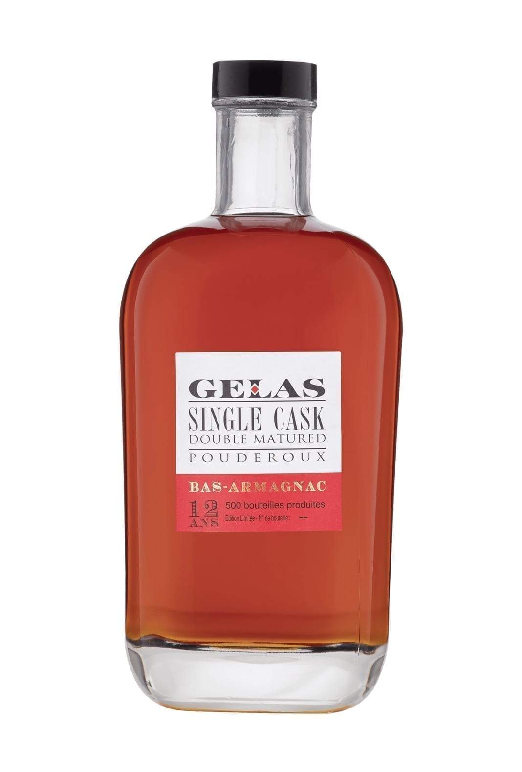Gelas Armagnac 12 years Maury Cask 43.5% 700ml | Brandy | Shop online at Spirits of France