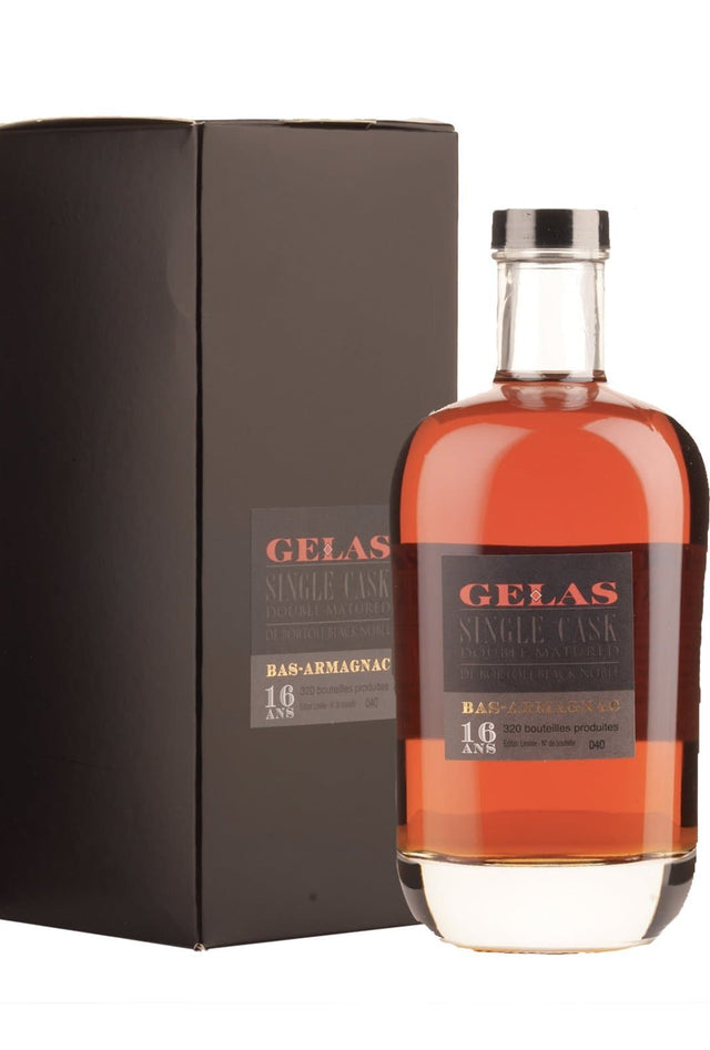 Gelas Armagnac 16 years De Bortoli 'Black Noble' Single Cask Finish 1 year 47.50% 700ml | Brandy | Shop online at Spirits of France