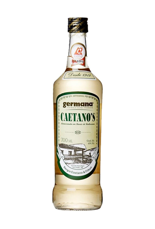 Germana Cachaca Caetano's Umburana wood cask 40% 700ml | Alcoholic Beverages | Shop online at Spirits of France