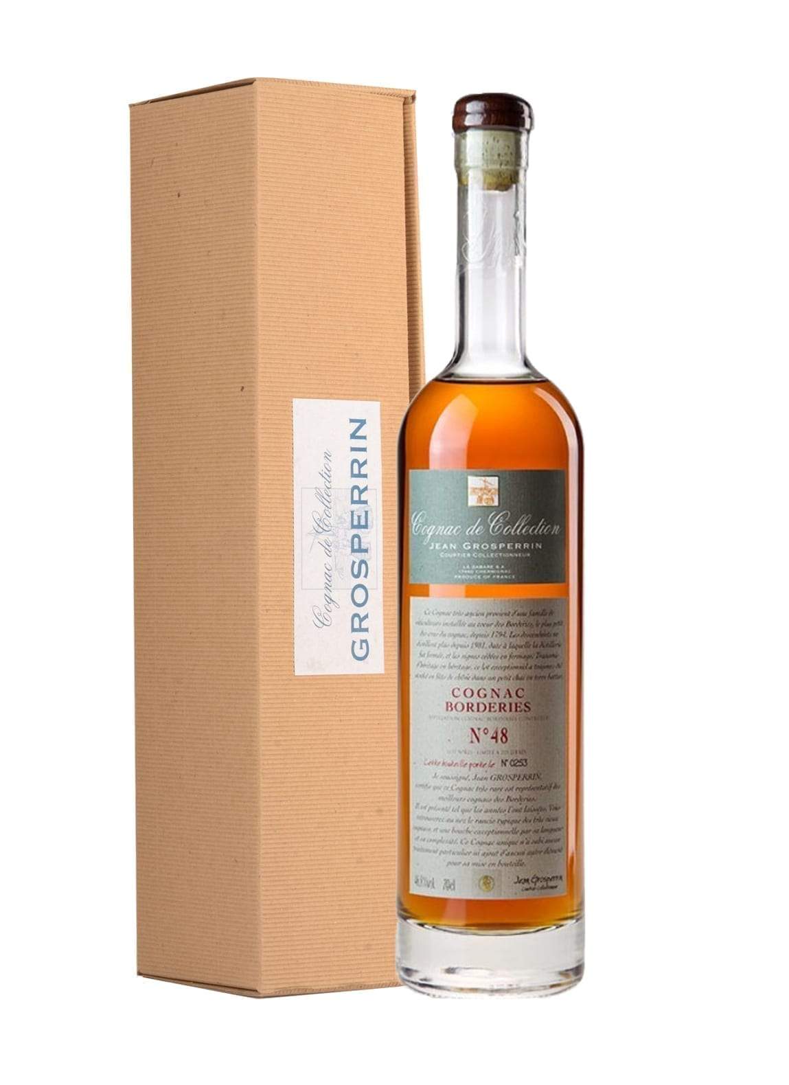 Grosperrin Cognac No 48 Borderies 46.8% 700ml | Brandy | Shop online at Spirits of France