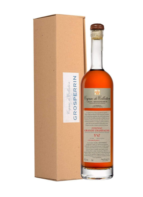 Grosperrom Cognac No. 67 Grande Champagne 47.5% 700ml | Brandy | Shop online at Spirits of France