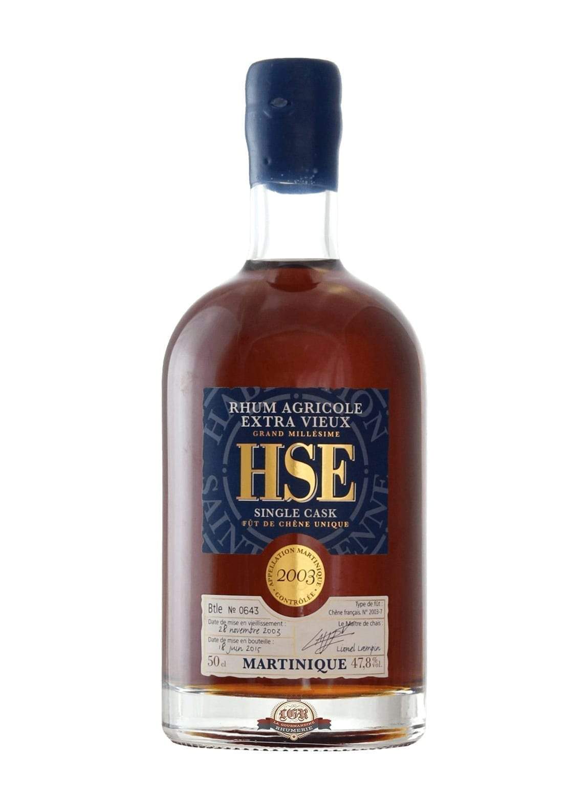 Habitation St Etienne Rum 2003 Single Cask 47.8% 500ml | Rum | Shop online at Spirits of France