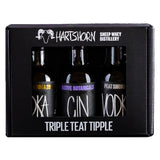 Hartshorn Trio Original Vodka, Gin, Peated Vodka Gift Pack 3 x 50ml | Liquor & Spirits | Shop online at Spirits of France