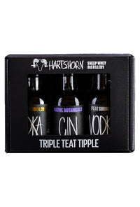 Thumbnail for Hartshorn Trio Original Vodka, Gin, Peated Vodka Gift Pack 3 x 50ml | Liquor & Spirits | Shop online at Spirits of France