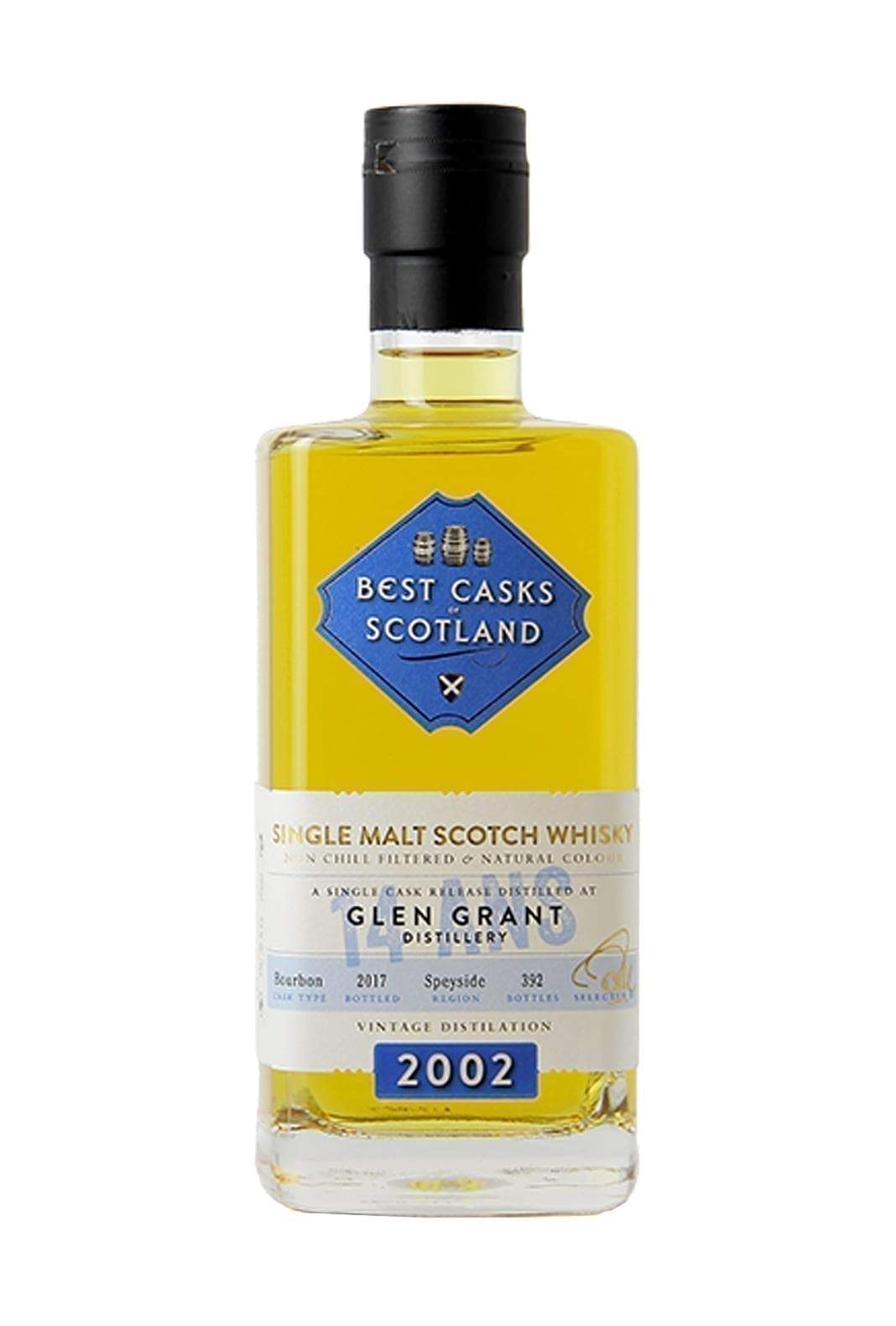 Jean Boyer Glen Grant Distillery 2002 15 years Single Malt Scotch Whisky 43% 700ml | Whiskey | Shop online at Spirits of France