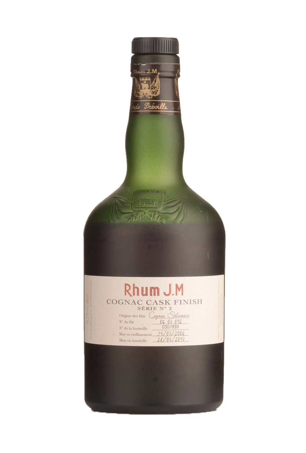 J.M Rhum Agricole 2006 Delamain Cask (Cognac) Finish 41.2% 500ml | Rum | Shop online at Spirits of France
