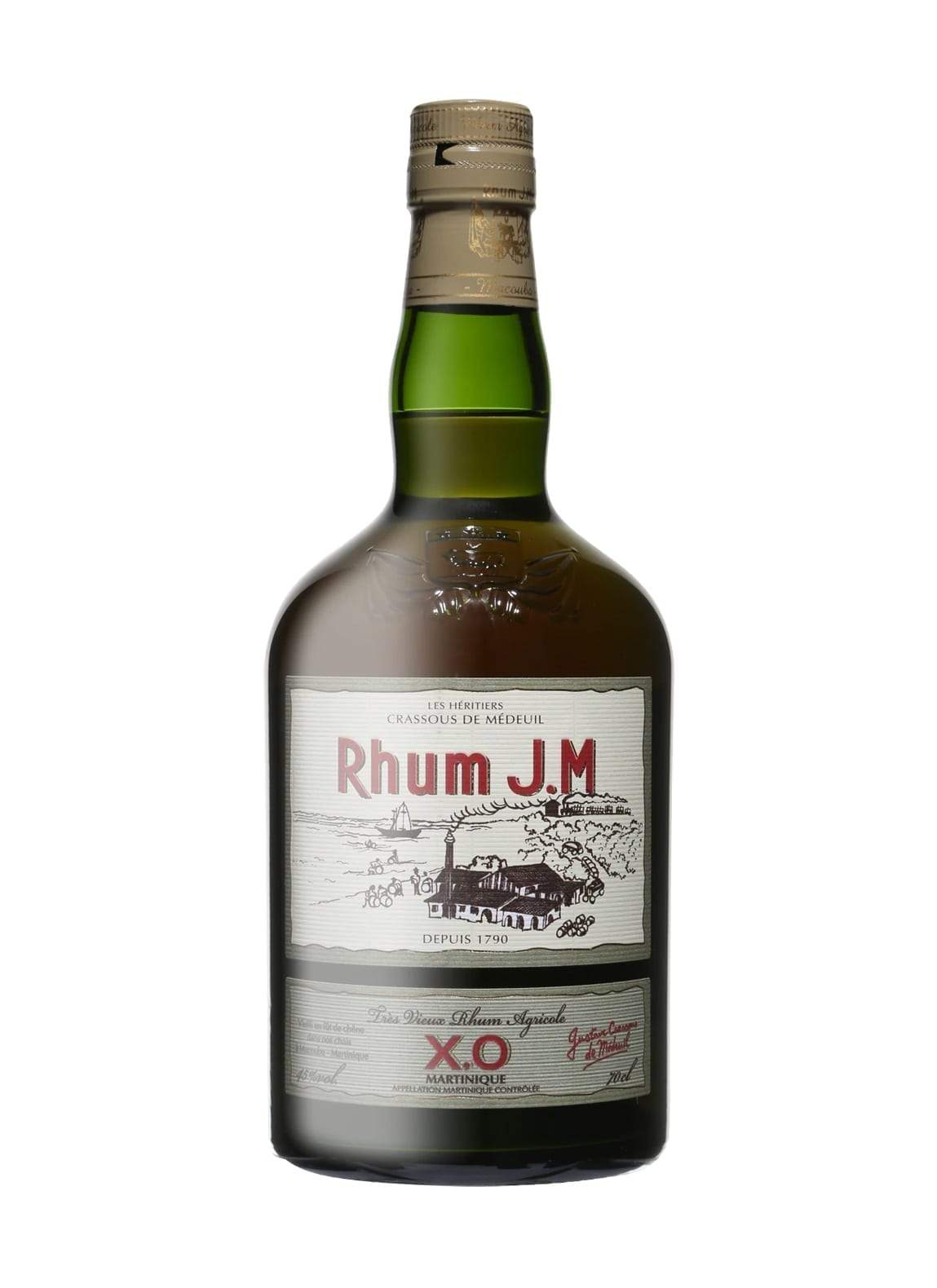J.M Rhum Agricole Tres Vieux XO 47% 700ml | Rum | Shop online at Spirits of France