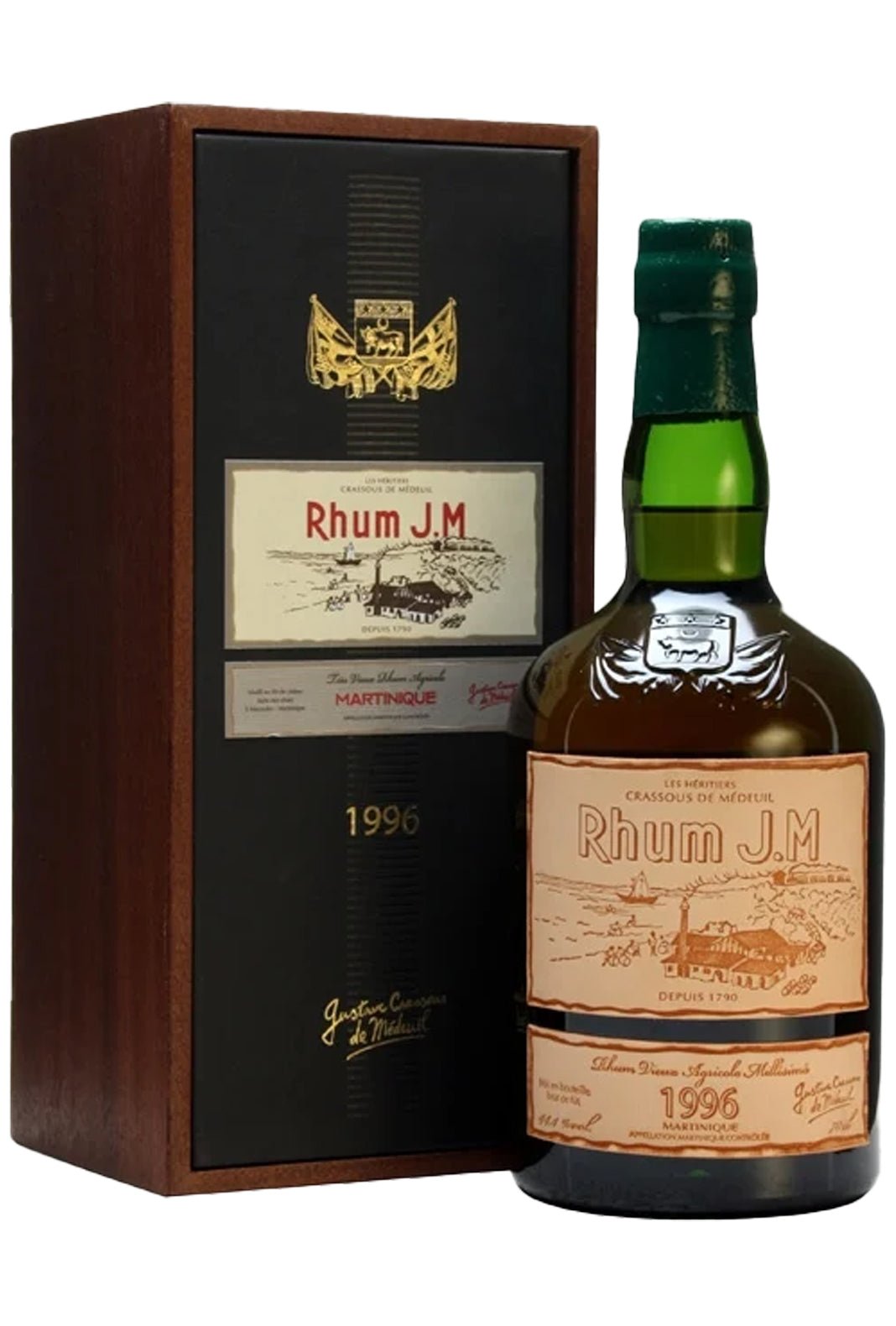 JM Rum AOC Agricole 1996 41.4% 700ml | Rum | Shop online at Spirits of France
