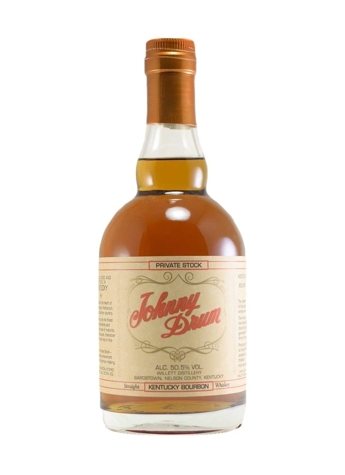 Johnny Drum Private Stock Bourbon 50.5% 750ml | Whiskey | Shop online at Spirits of France