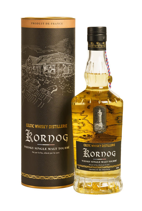 Kornog Roch Hir Peated Single Cask Finish (Gift Box) 46% 700ml | Whiskey | Shop online at Spirits of France