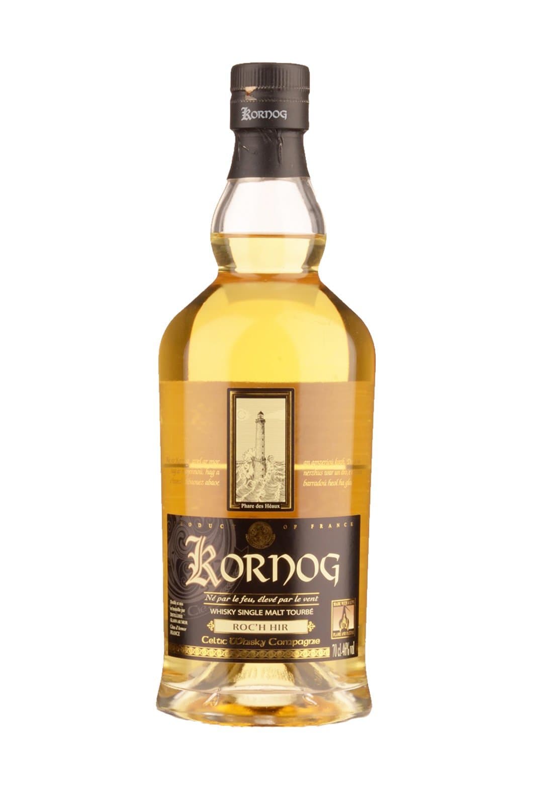 Kornog Roch Hir Single Malt (Peated) 46% 700ml | Whiskey | Shop online at Spirits of France
