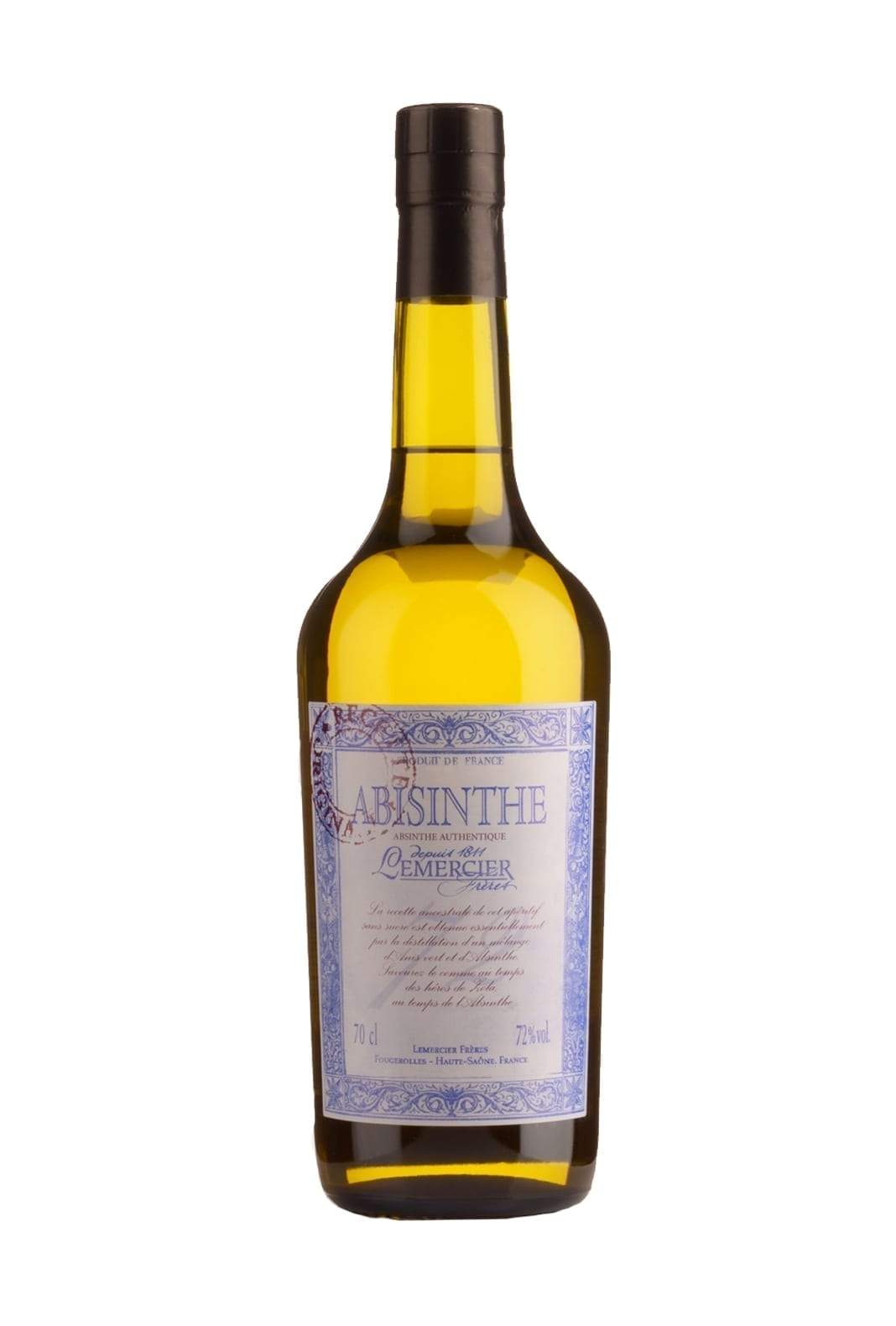 Lemercier Absinthe Blue 72% 700ml | Absinthe | Shop online at Spirits of France