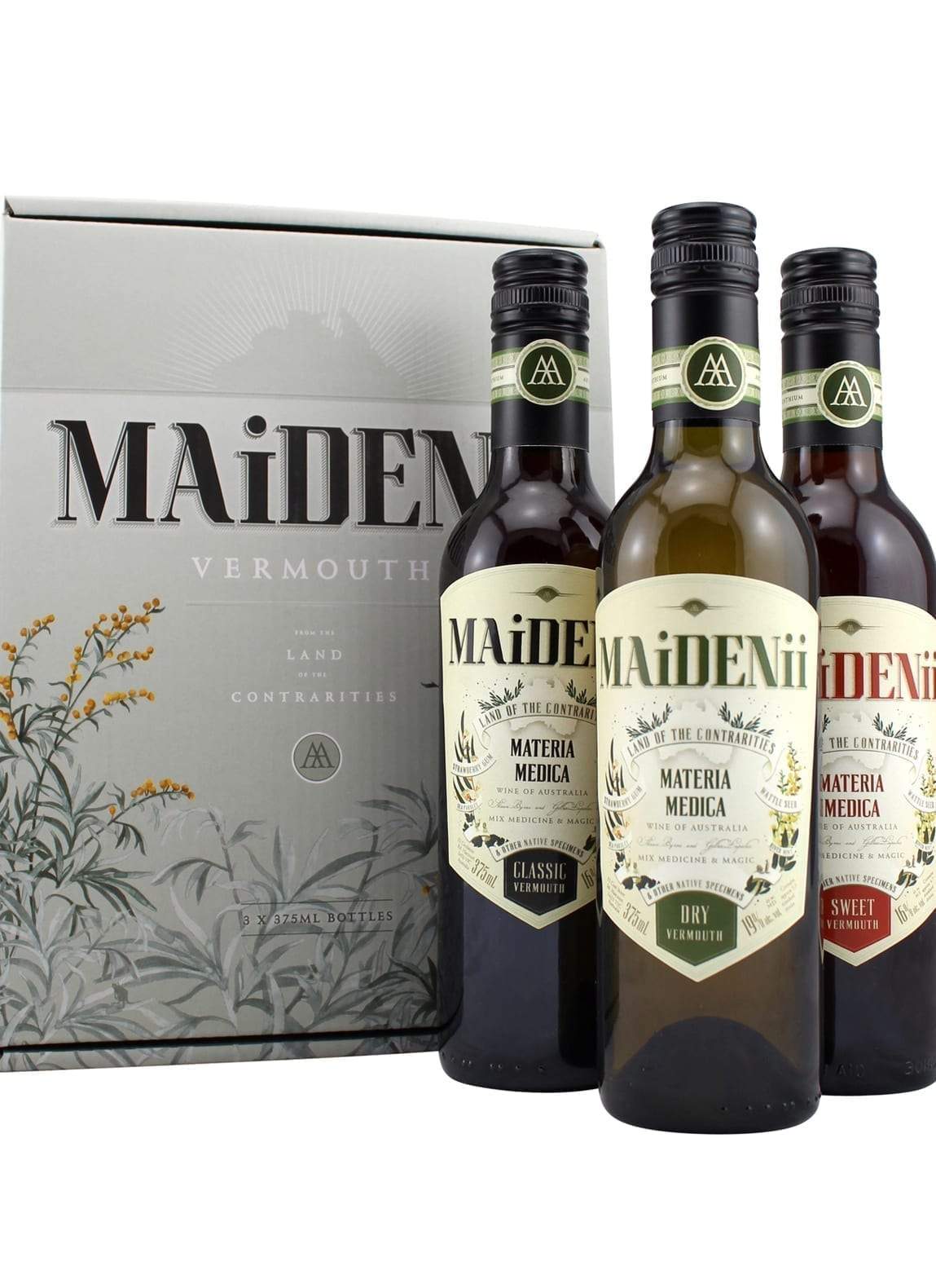 Maidenii Vermouth Trio 3 x 375ml (Dry, Classic & Sweet) | Liquor & Spirits | Shop online at Spirits of France