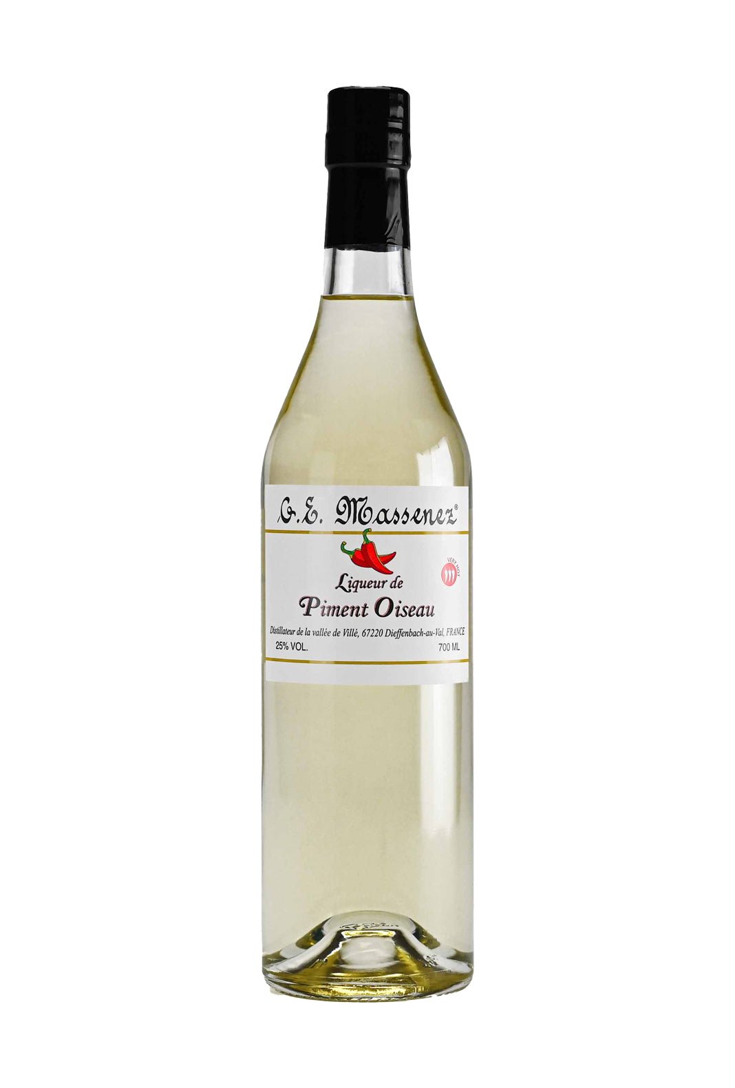 Massenez Birdseye Chilli Liqueur 25% 700ml | Liqueurs | Shop online at Spirits of France