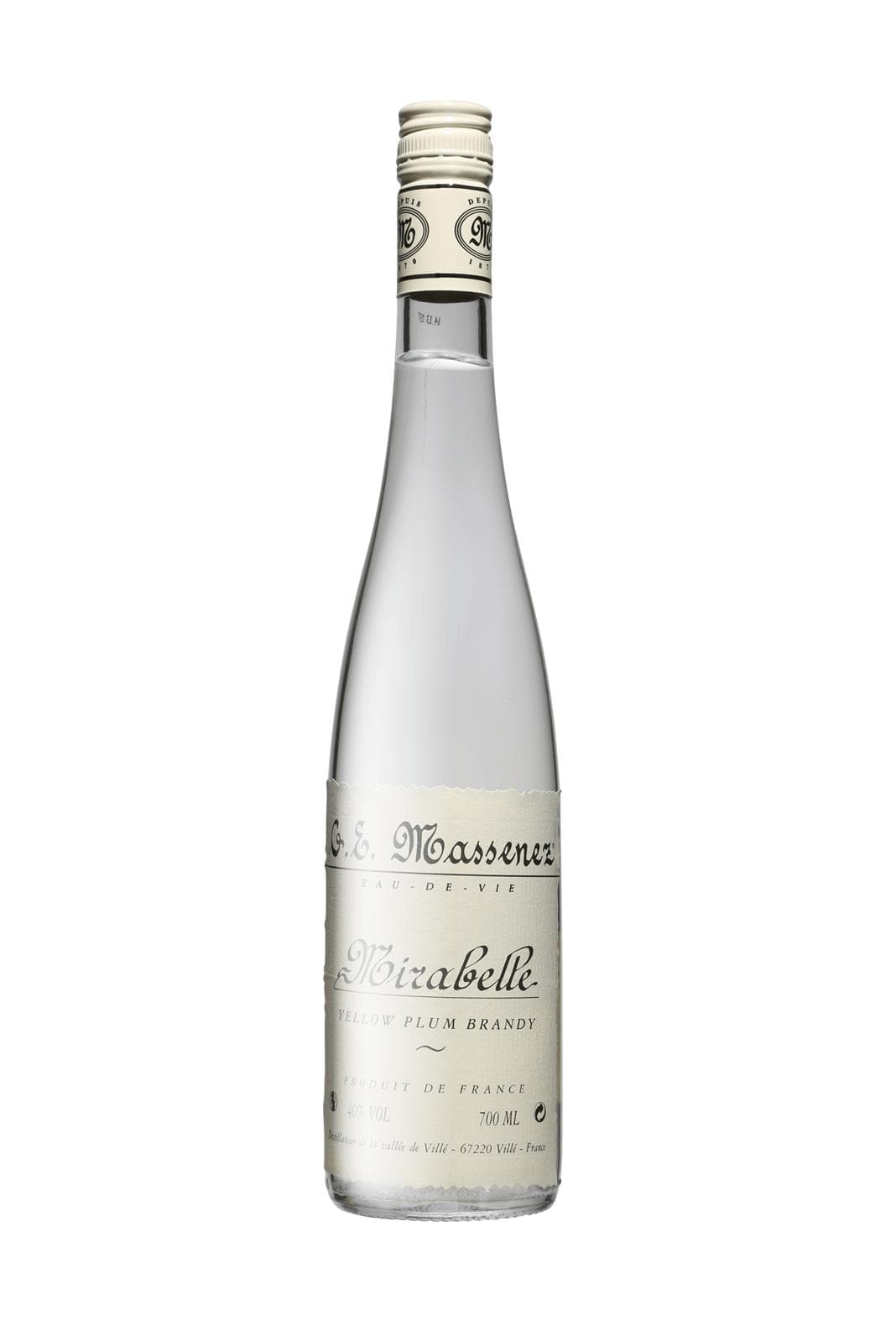 Massenez Eau de Vie Mirabelle (Cherry Plum Spirit) 40% 700ml | Liqueurs | Shop online at Spirits of France