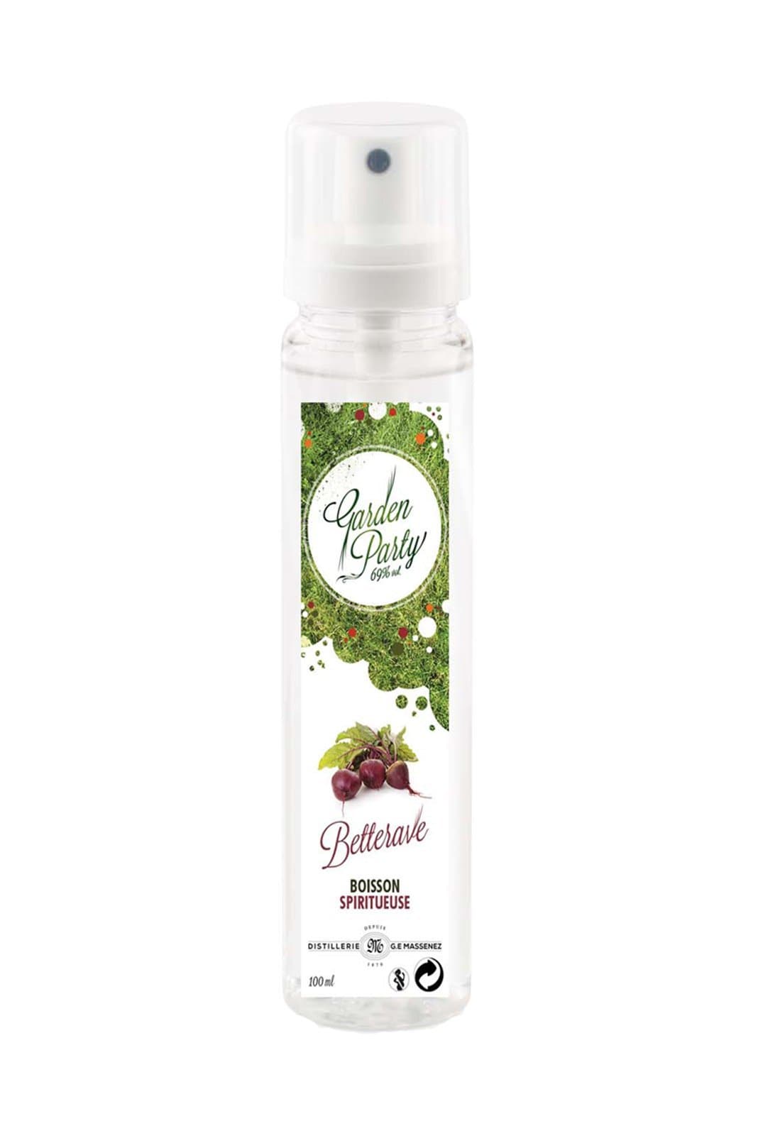 Massenez 'Garden Party' Betterave Rouge (Beetroot) Spray 69% 100ml | Liqueurs | Shop online at Spirits of France