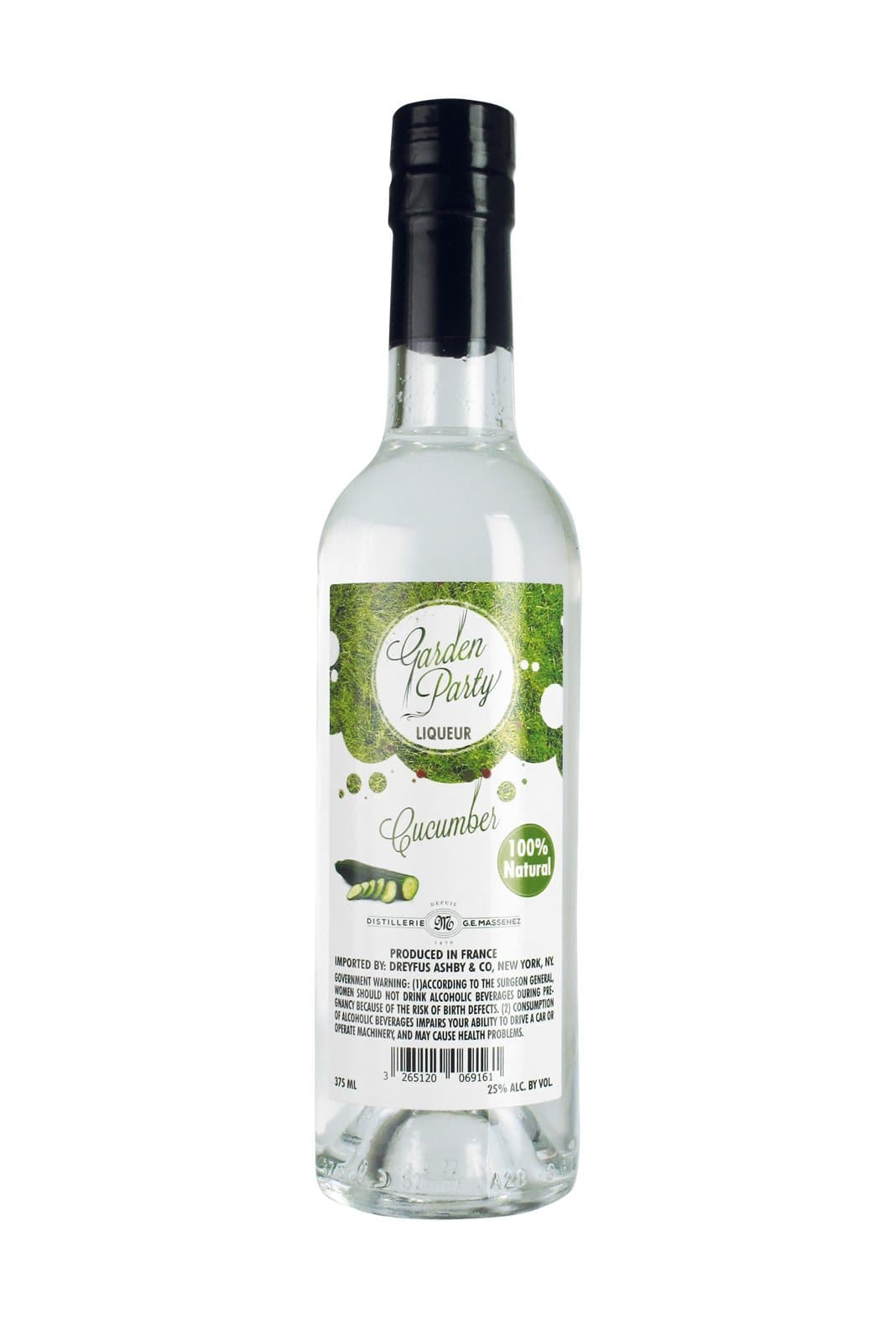 Massenez Garden Party Cucumber 25% 375ml | Liqueurs | Shop online at Spirits of France