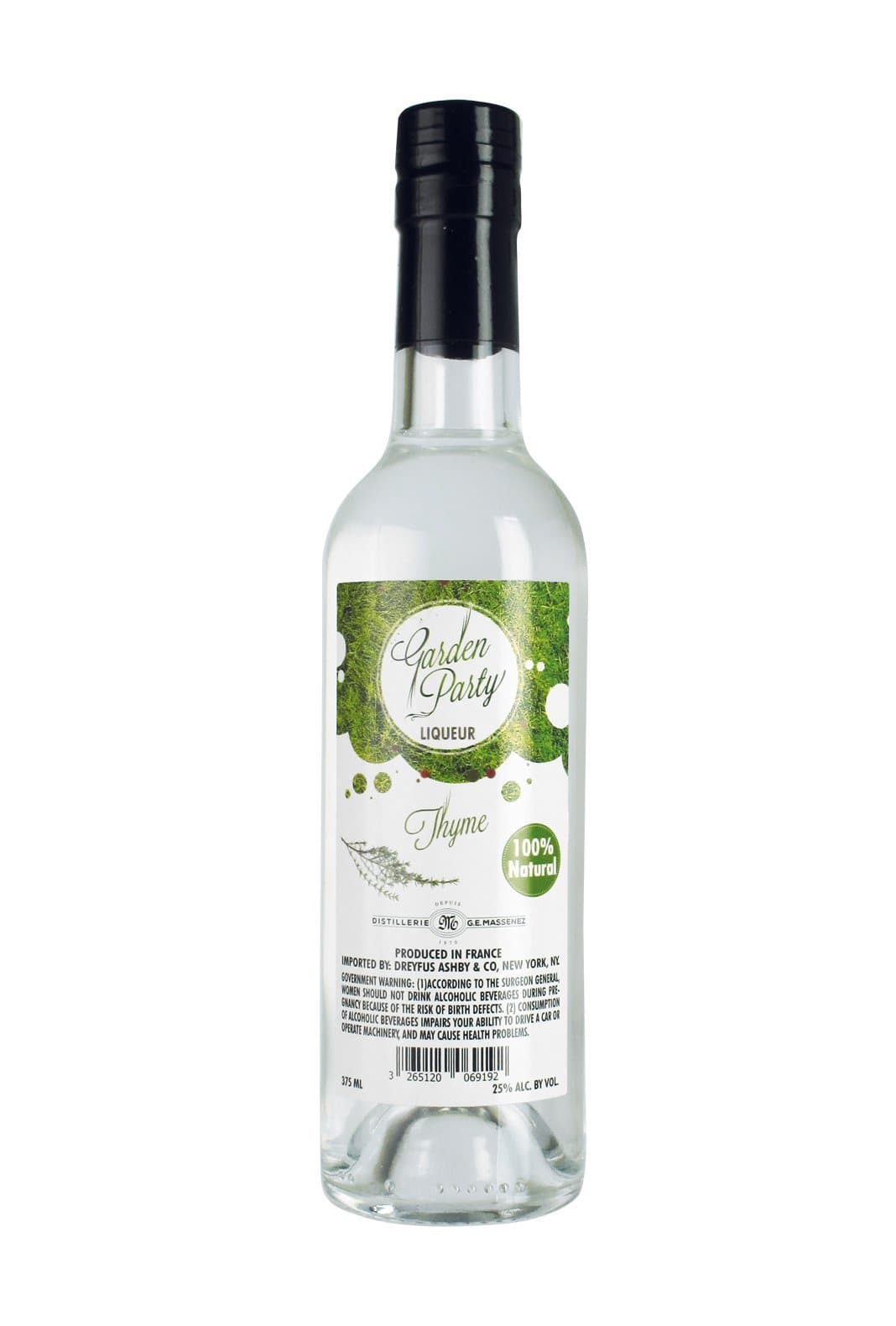 Massenez Garden Party Dried Thyme (Thym) 25% 375ml | Liqueurs | Shop online at Spirits of France