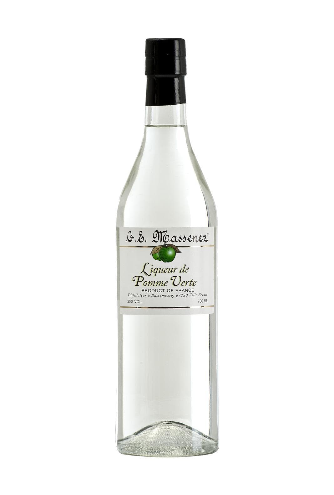 Massenez Liqueur Creme de Pomme Verte (Green Apple)18% 700ml | Liqueurs | Shop online at Spirits of France