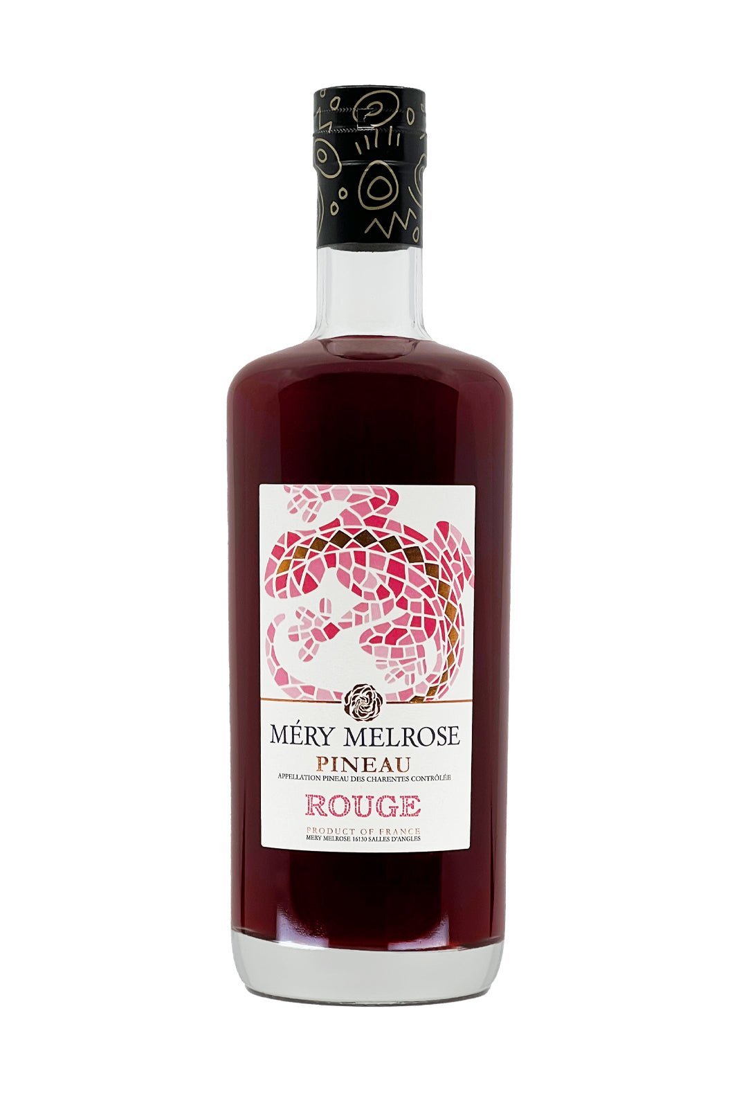 Mery Melrose Pineau des Charentes Rouge (Red) Organic 16.5% 750ml | Liquor & Spirits | Shop online at Spirits of France
